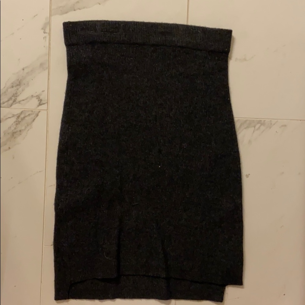 Madewell Grey Sweater Skirt